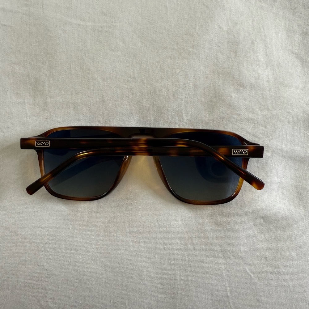 Wmp Tortoise Shell Aviator Sunglasses - image 2
